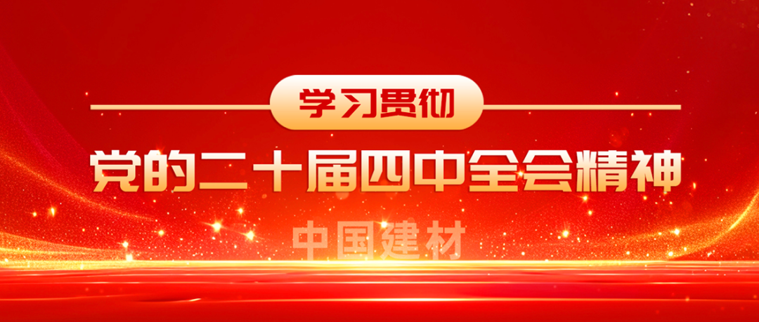 中國(guó)建材全級(jí)次深入學(xué)習(xí)貫徹黨的二十屆四中全會(huì)精神①